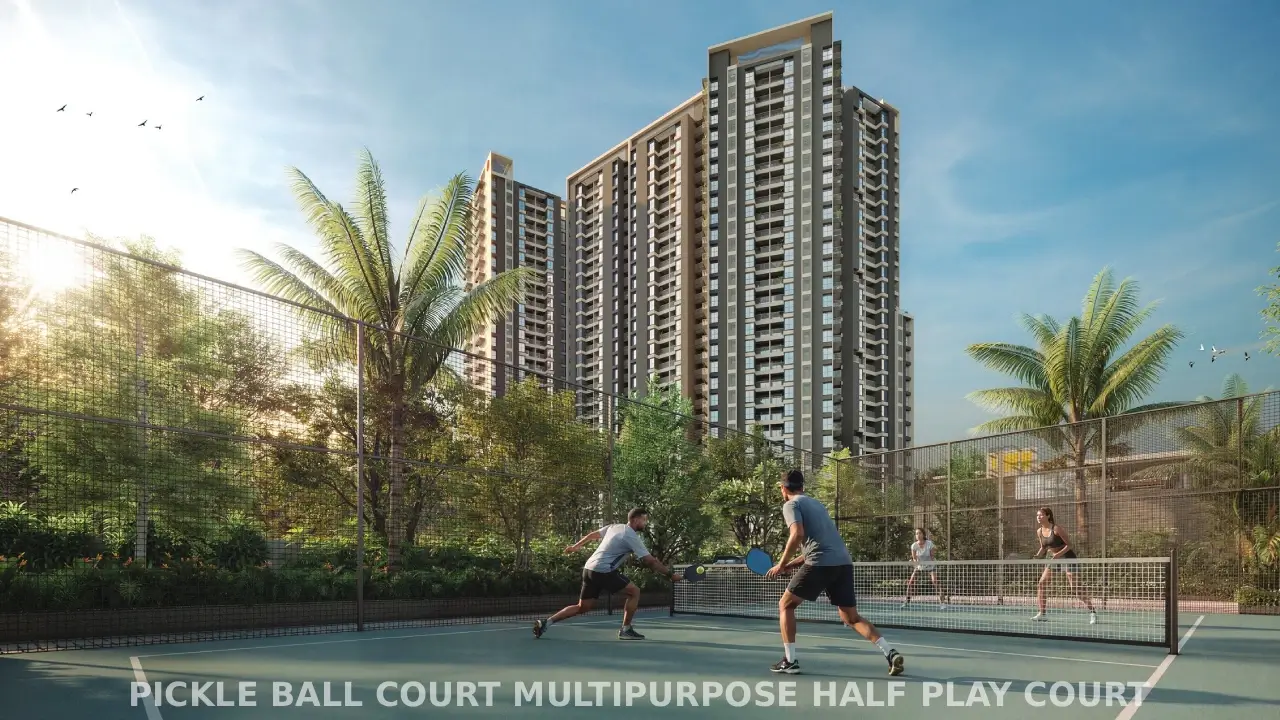 Pickle ball and multipurpose half play court